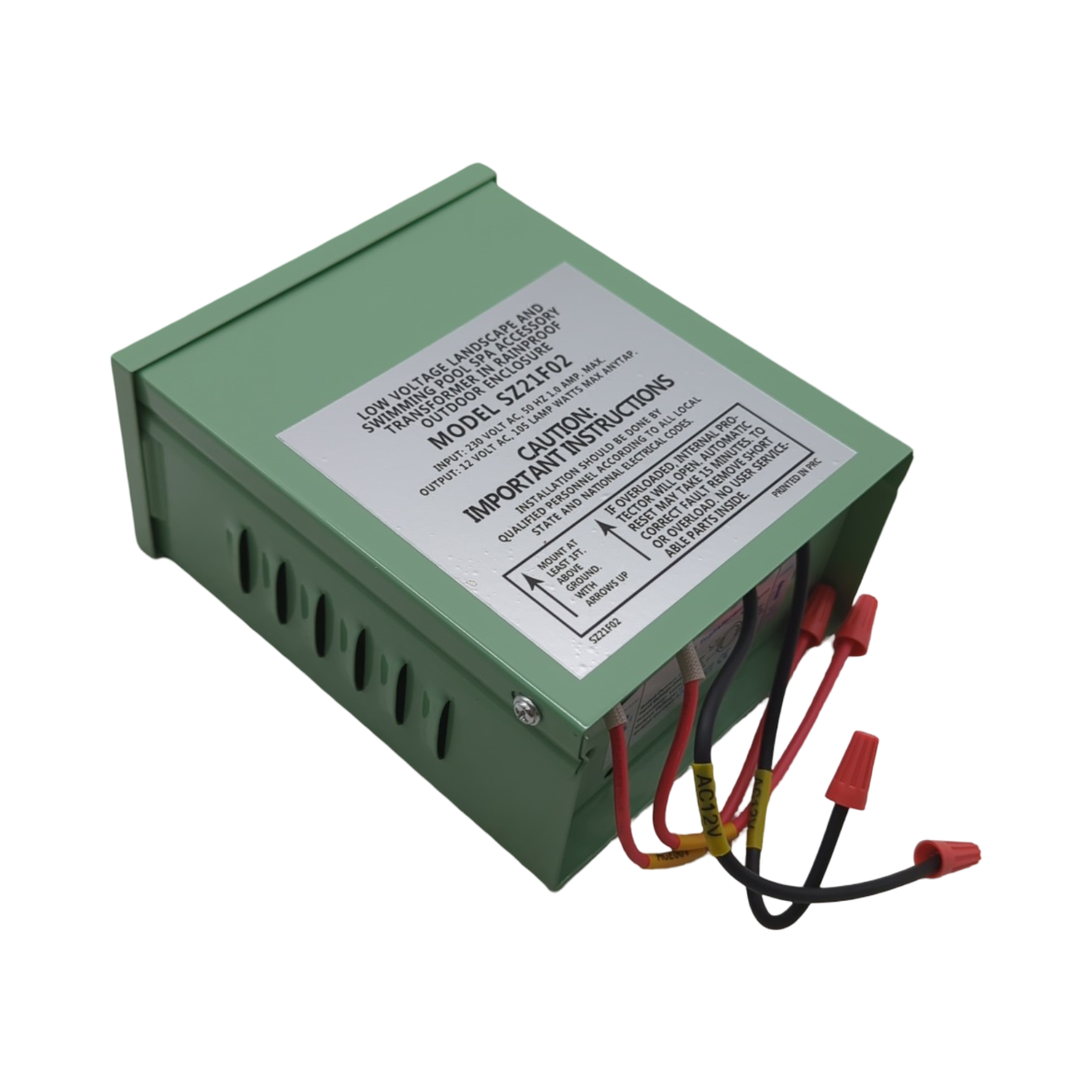 COOLWEST LED Trafo 12V 105W Transformator 230V auf 12V AC für Poolbeleuchtung Scheinwerfer LED-Streifen Innen Außen (G...)
