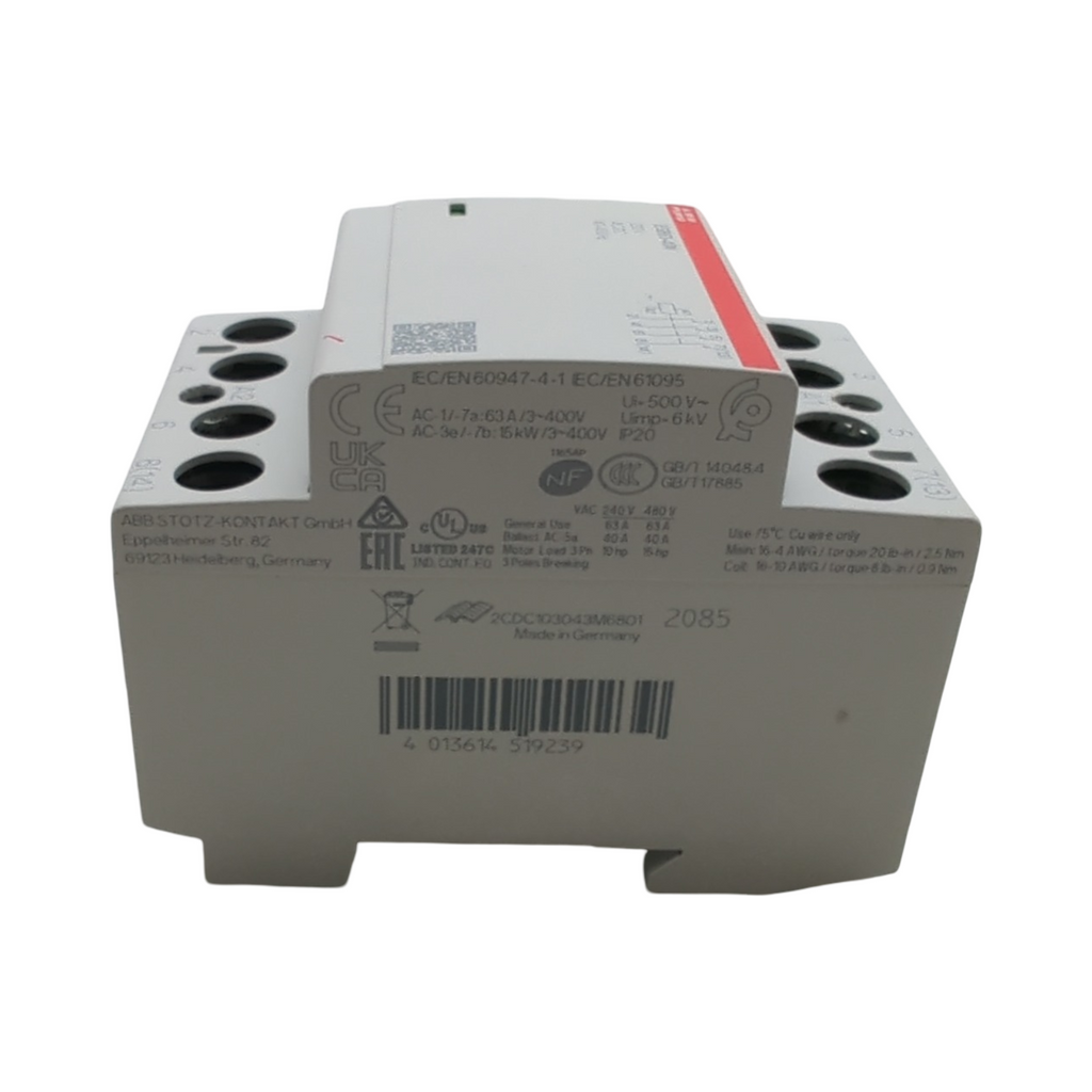 ABB ESB63-40N-06 Installationsschütz 4-polig 63A 230V AC/DC