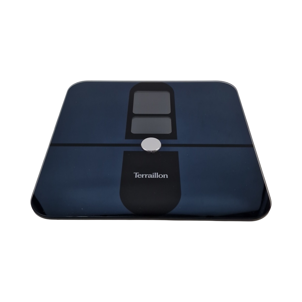 Terraillon Color Connect Körperanalysewaage Bluetooth Herzfrequenz Fett-Muskel-Wasser-Knochenmasse IMC bis 180 kg