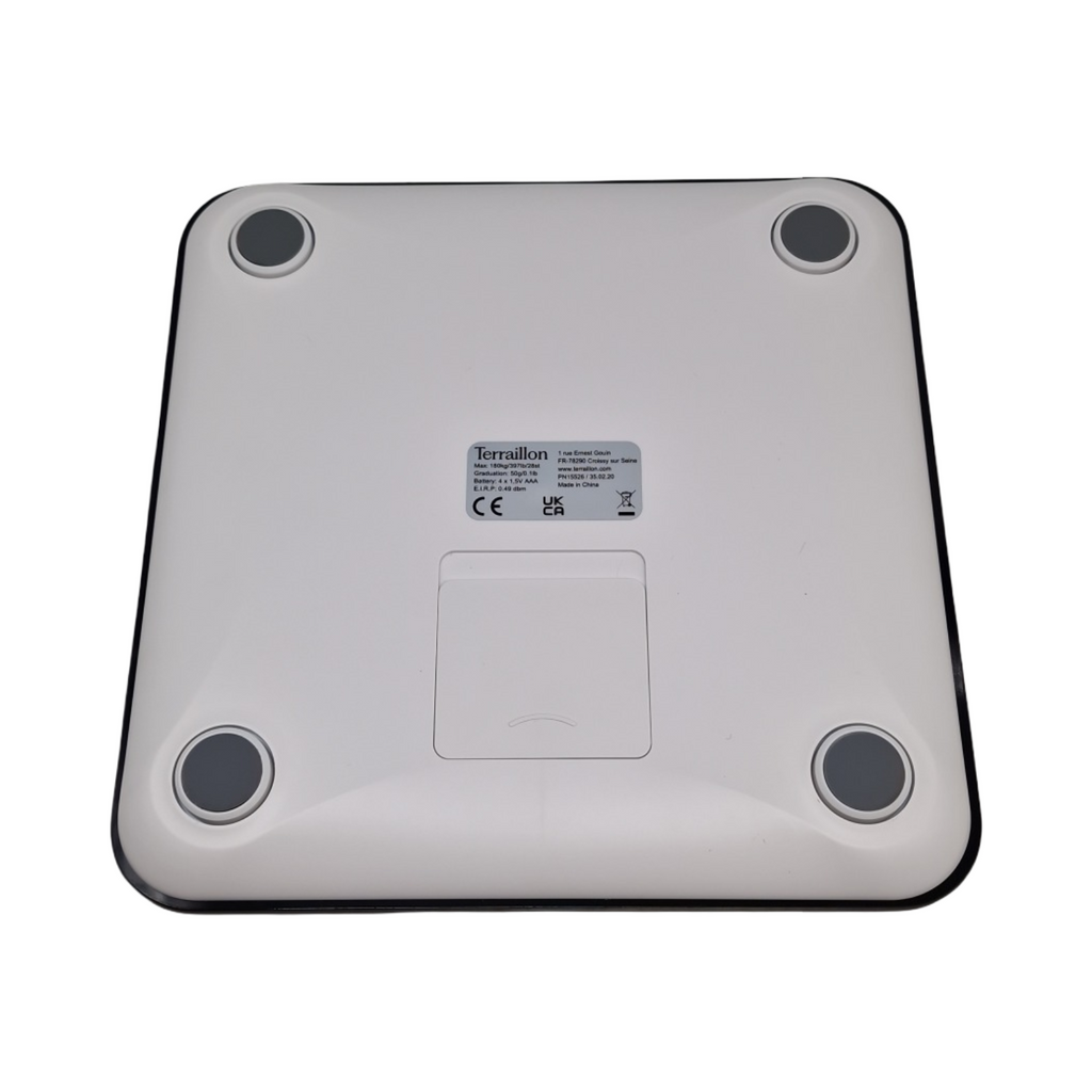 Terraillon Color Connect Körperanalysewaage Bluetooth Herzfrequenz Fett-Muskel-Wasser-Knochenmasse IMC bis 180 kg