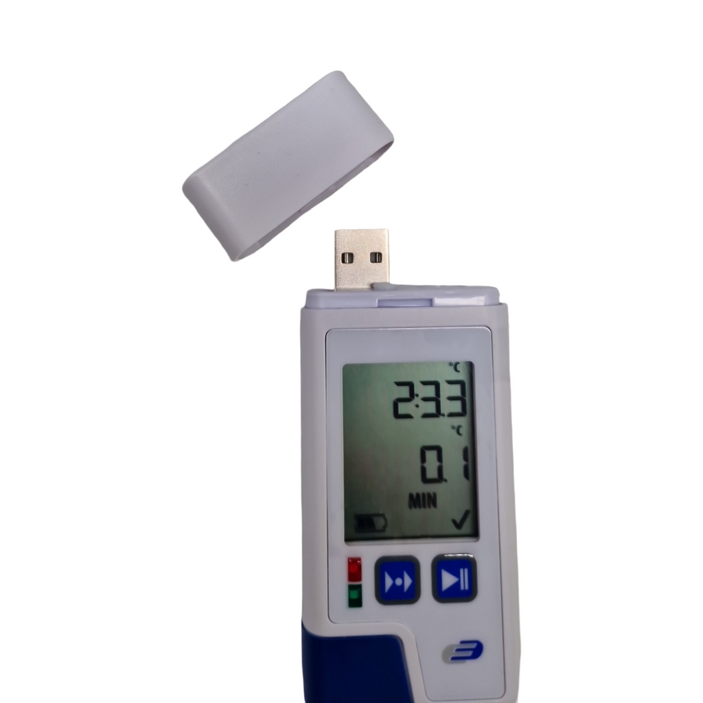 TFA Dostmann LOG200 Temperatur Datenlogger USB Schnittstelle Max/Min/AVG Funktion Speicher für 150000 Datensätze