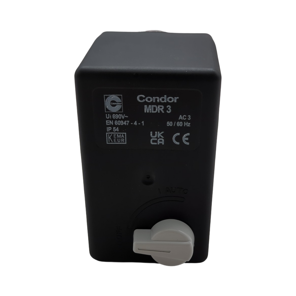 ELMAG CONDOR MDR 3 Druckschalter 11 bar 400 Volt Grau Schwarz 4,0-6,3A
