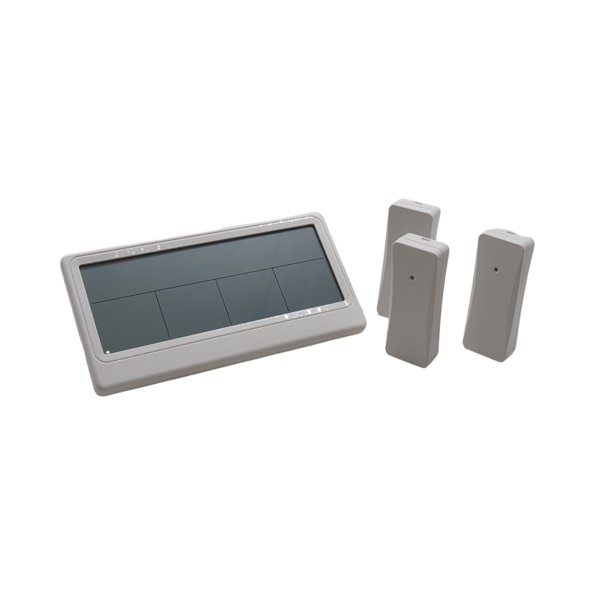 Digitale Funk Wetterstation mit 3 Außensensoren Thermometer Hygrometer Barometer 8,5 Zoll LCD Display