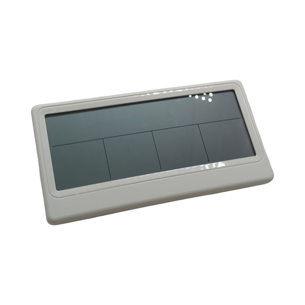 Digitale Funk Wetterstation mit 3 Außensensoren Thermometer Hygrometer Barometer 8,5 Zoll LCD Display