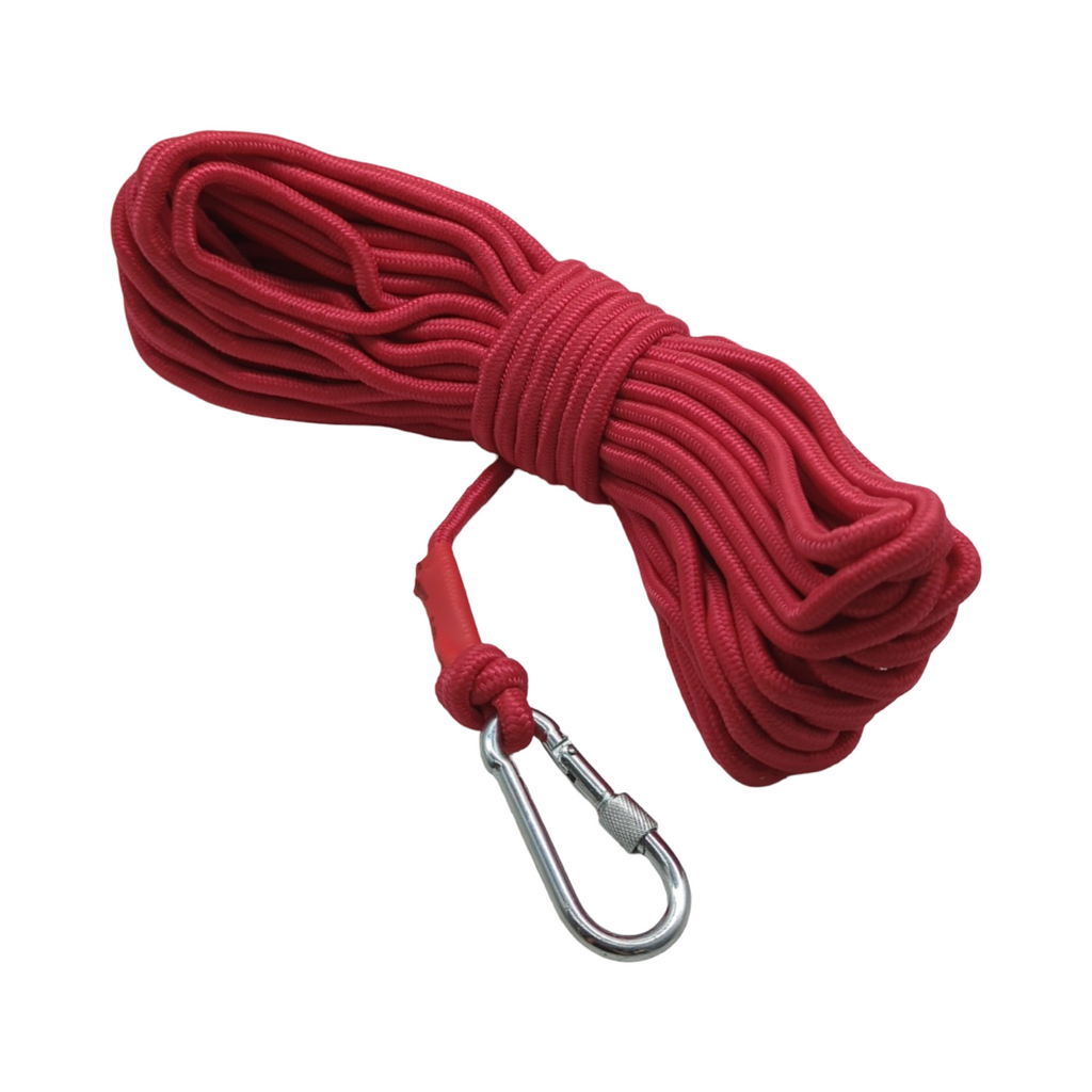 MEIXI Neodym Doppelseitiger Ösenmagnet 816KG Haftkraft mit 20m Seil und Handschuhen super stark Magnetfischen
