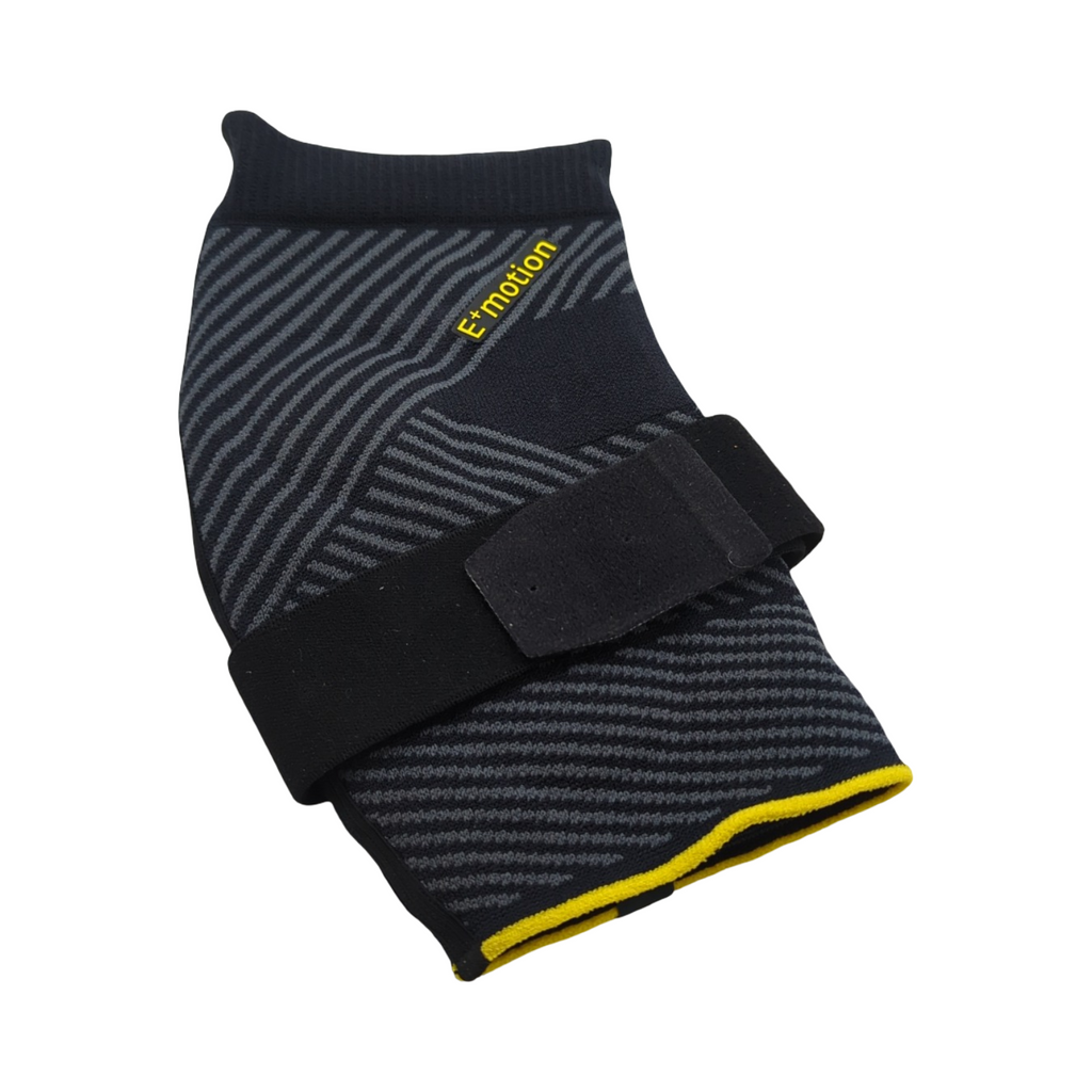 medi Epicomed E+motion 3.0 Ellenbogenbandage sportlich 3D-Silikon-Quarz-Pelotte Größe VI