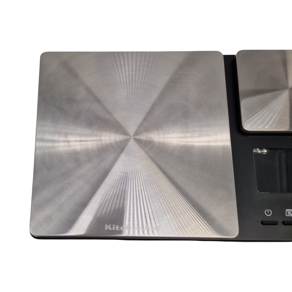 KitchenAid KQ909G Küchenwaage Doppel Plattform Glas Schwarz 5000g 3,18x21,34x30,23cm
