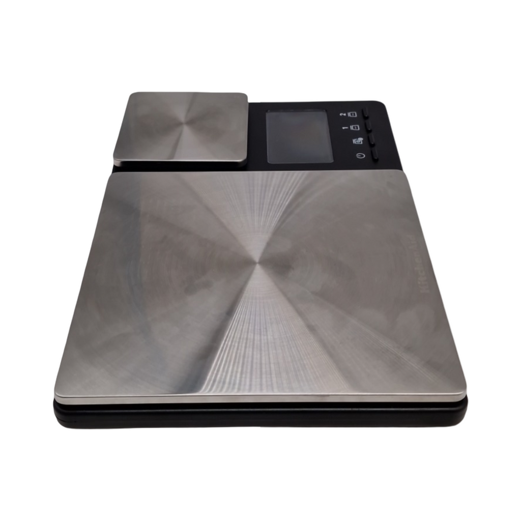 KitchenAid KQ909G Küchenwaage Doppel Plattform Glas Schwarz 5000g 3,18x21,34x30,23cm
