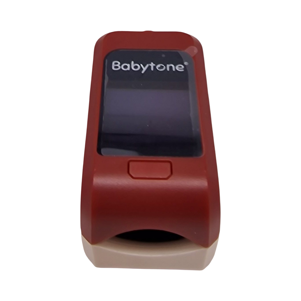 Babytone Pulsoximeter Fingeroximeter Herzfrequenzmesser tragbar Alarm für Babys und Erwachsene