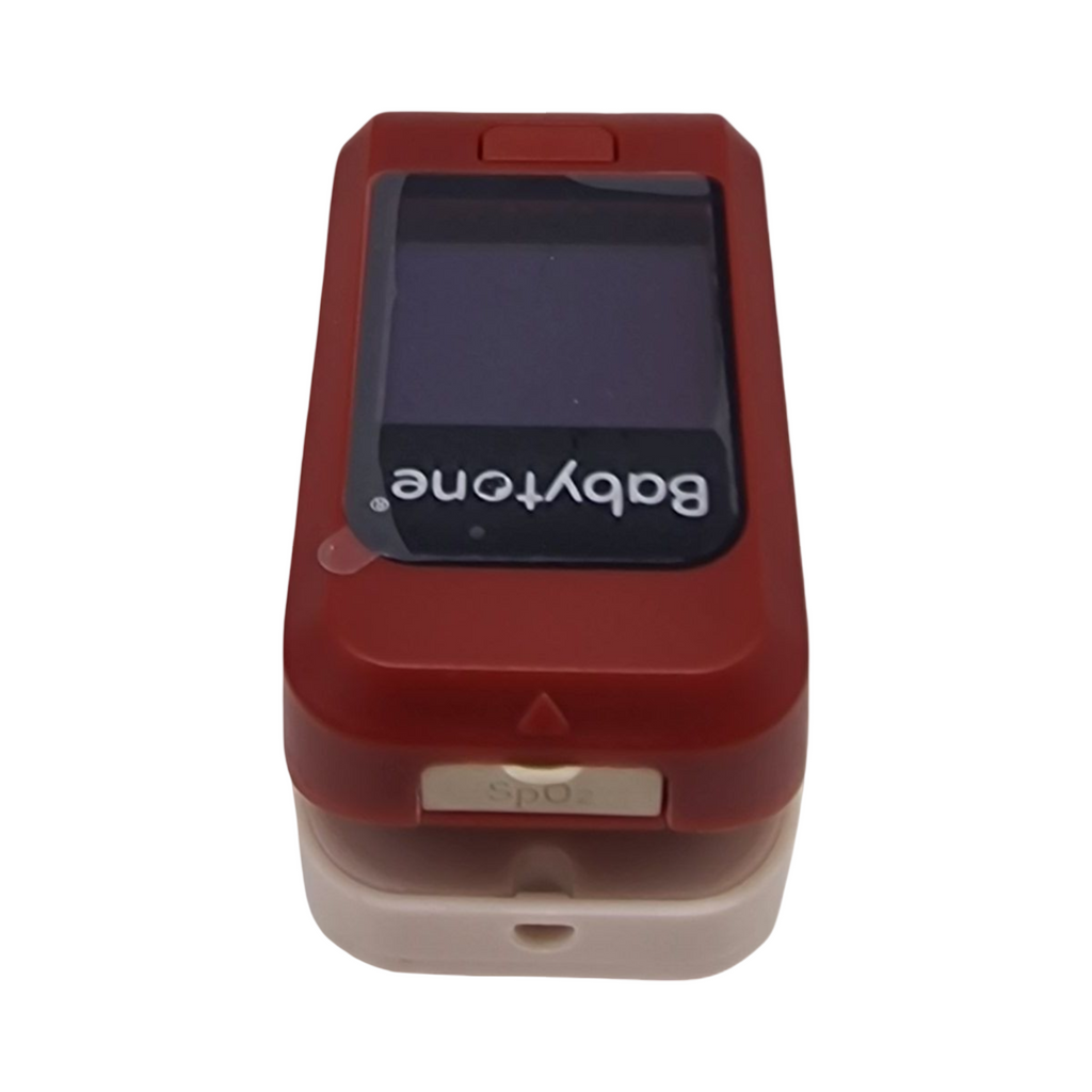 Babytone Pulsoximeter Fingeroximeter Herzfrequenzmesser tragbar Alarm für Babys und Erwachsene