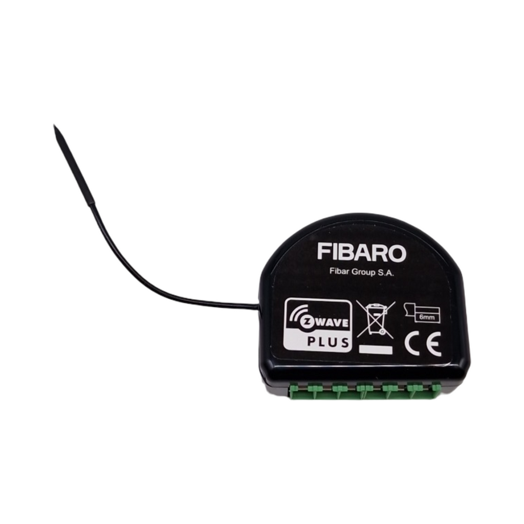 FIBARO Dubbele Schakelaar 2 FGS-223 Relaisschakelaar Z-Wave Plus Draadloze Aan/Uit-Trigger schwarz FIBARO Dubbele Schakelaar 2 Z-Wave Plus Relaisschakelaar, Draadloze Aan/Uit-Trigger, FGS-223, Zwart