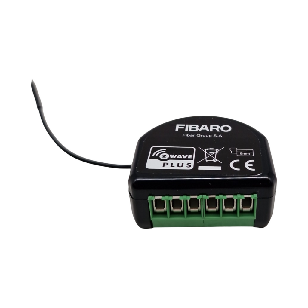 FIBARO Dubbele Schakelaar 2 FGS-223 Relaisschakelaar Z-Wave Plus Draadloze Aan/Uit-Trigger schwarz FIBARO Dubbele Schakelaar 2 Z-Wave Plus Relaisschakelaar, Draadloze Aan/Uit-Trigger, FGS-223, Zwart