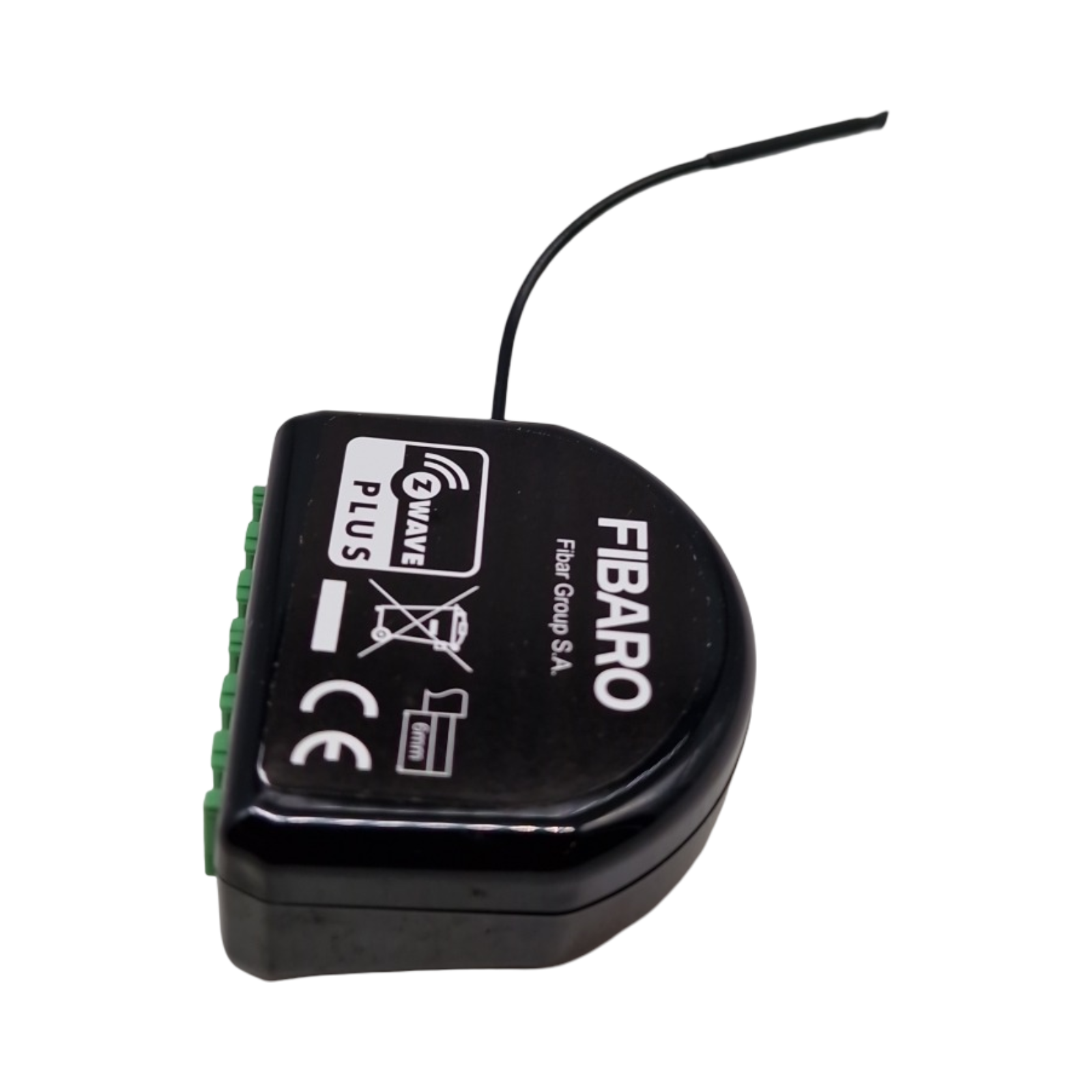FIBARO Dubbele Schakelaar 2 FGS-223 Relaisschakelaar Z-Wave Plus Draadloze Aan/Uit-Trigger schwarz FIBARO Dubbele Schakelaar 2 Z-Wave Plus Relaisschakelaar, Draadloze Aan/Uit-Trigger, FGS-223, Zwart
