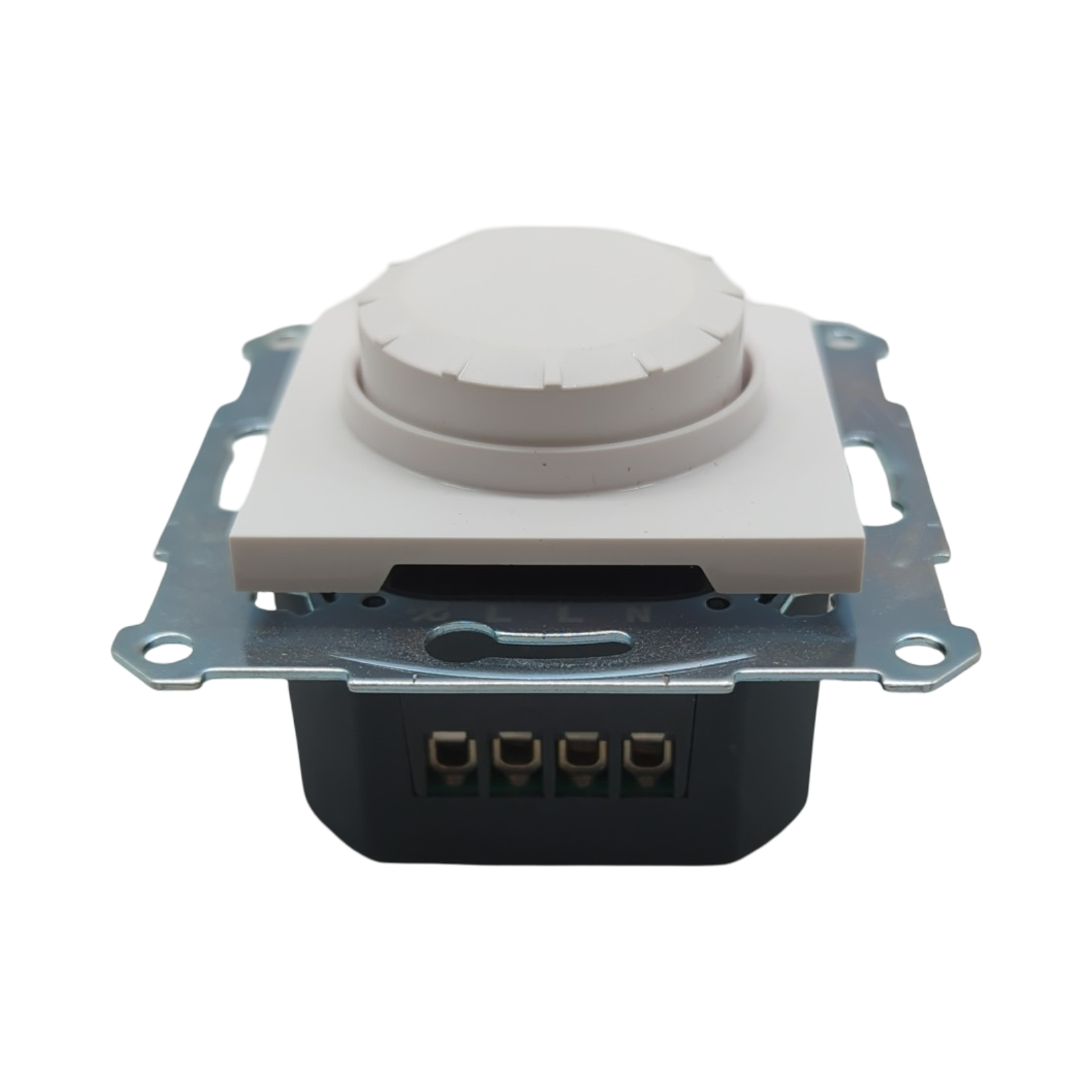 Asfora EPH6870121D Dimmer Drehregler LED Halogenlampen 230V 0-370W Unterputz Phasenabschnitt Weiß