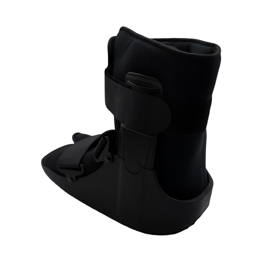 Shuyan Jiao aufblasbarer orthopädischer Wanderschuh für verstauchte Knöchel Dunkel Gr.L