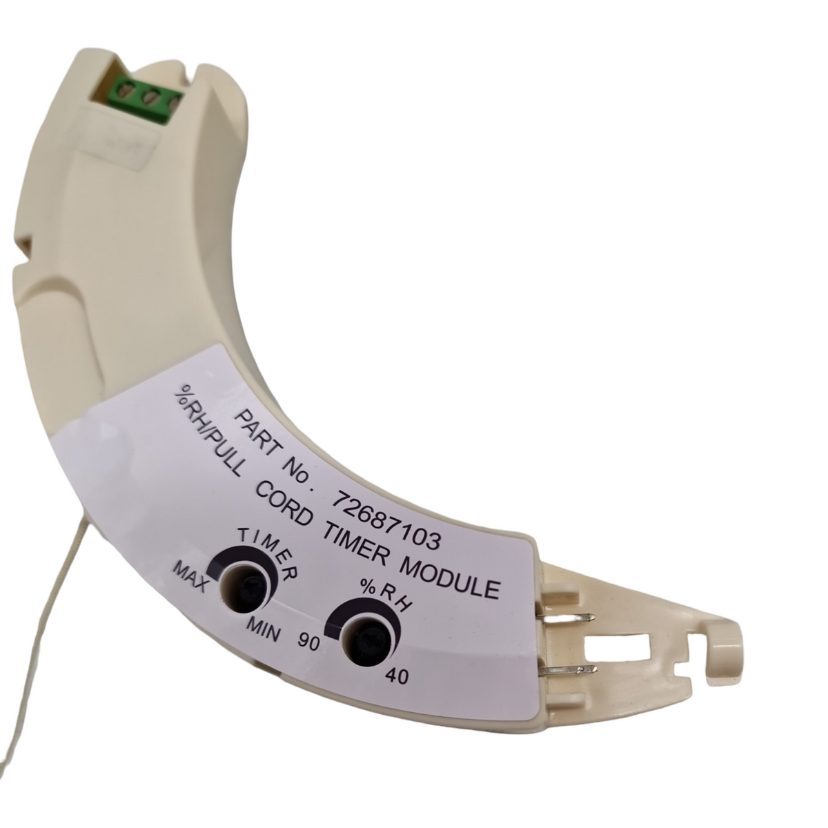 iCON HTM Steckmodul Feuchtigkeitssensor einstellbar 40–90% rF Nachlauf-Timer 2–45 Min Zugschalter-Aktivierung für iCON 15 30