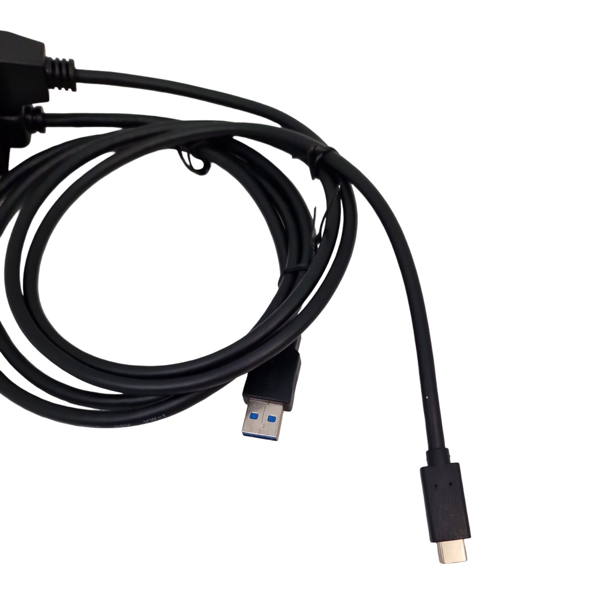 USB C & A Wechselmodul mit Netzteil für Einbausteckdosen schwarz