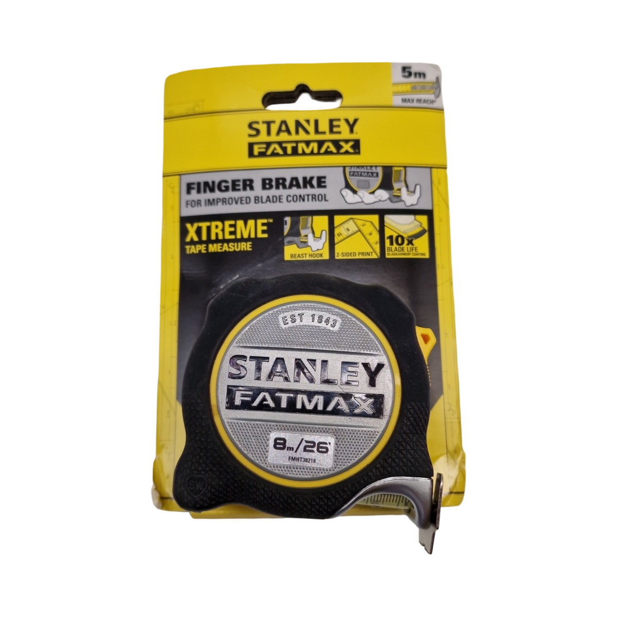 STANLEY FATMAX XTREME Maßband 8 Meter 32 mm breit