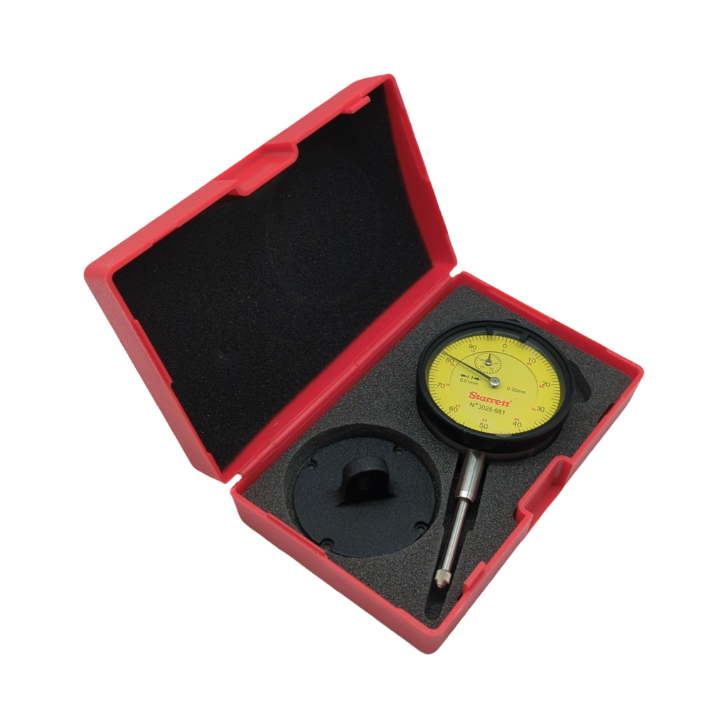 Starrett 3025-681 Messuhr 0,01 mm Teilung 20 mm Messbereich