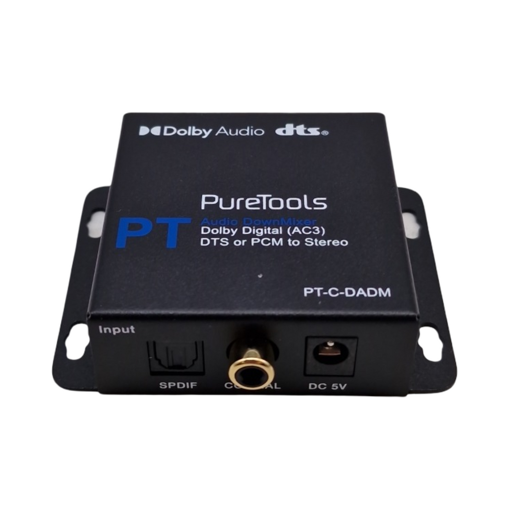 Digital Analog Wandler Audio Konverter Dolby DTS DownMixer schwarz