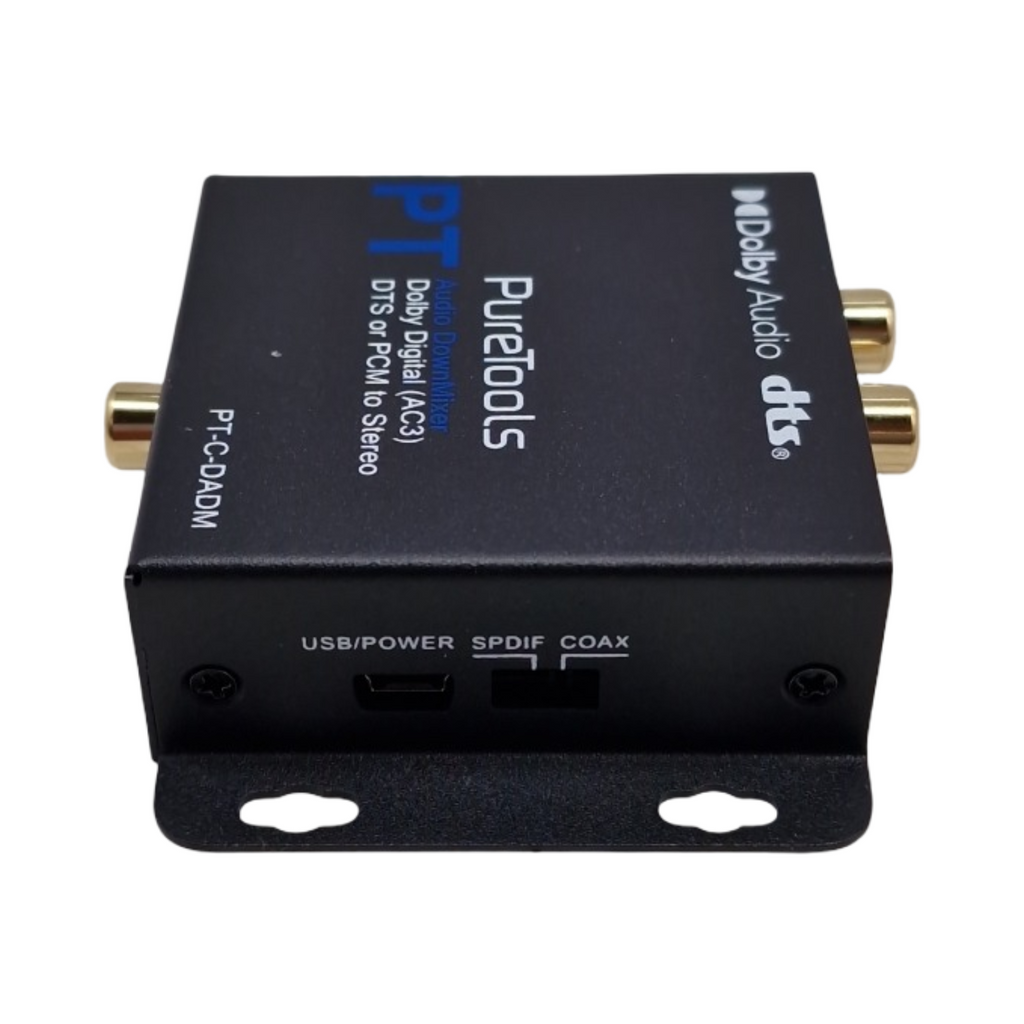 Digital Analog Wandler Audio Konverter Dolby DTS DownMixer schwarz