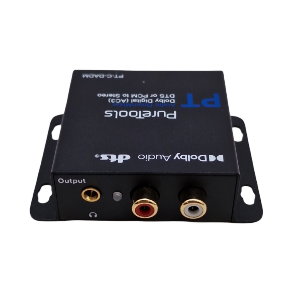 Digital Analog Wandler Audio Konverter Dolby DTS DownMixer schwarz