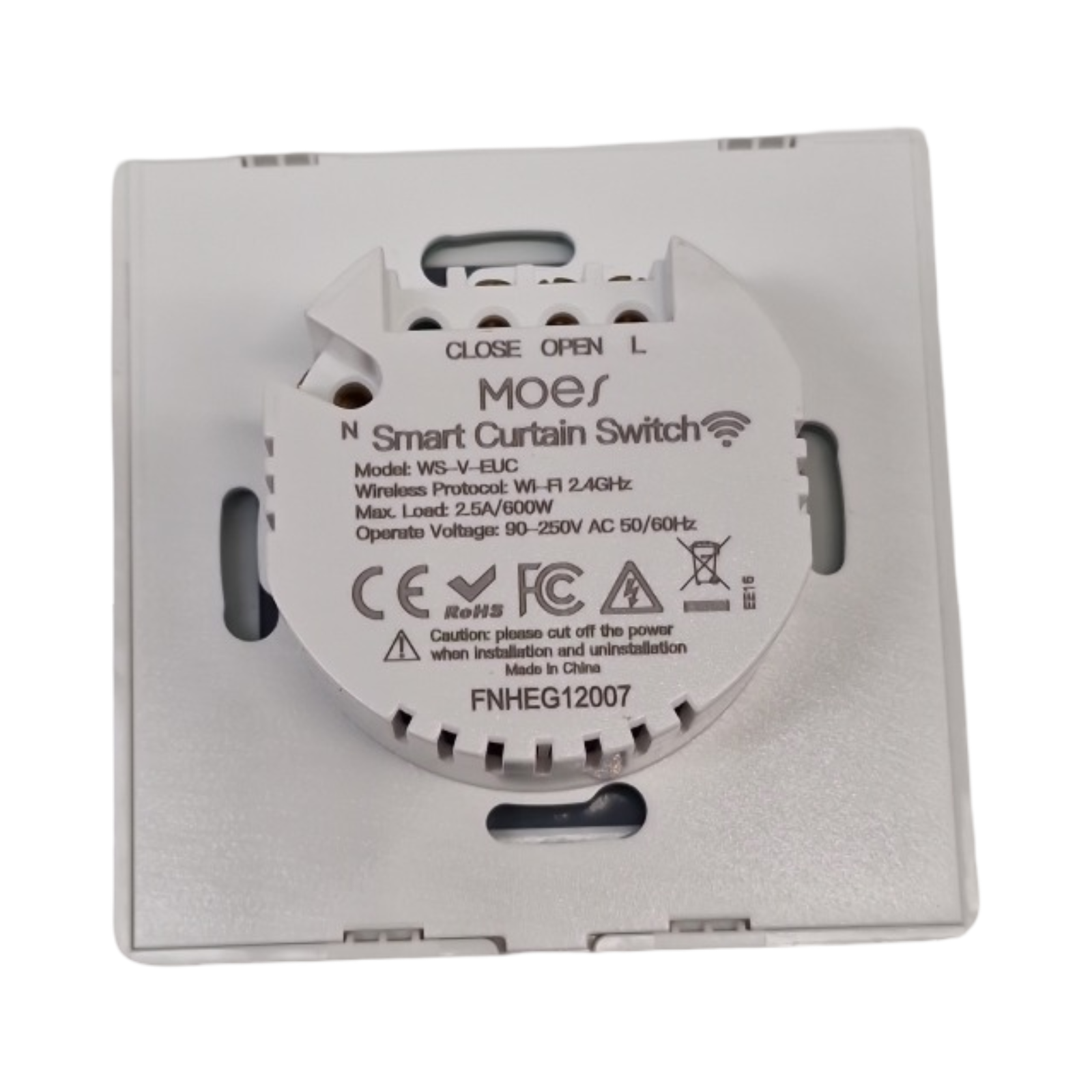 MOES 2.5D Rolladenschalter Smart WLAN Prozentanpassung mit Zeitschaltuhr für Alexa Google Home