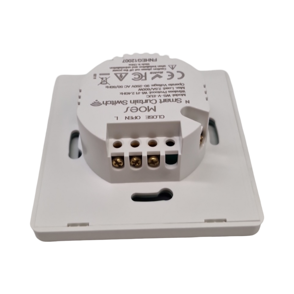 MOES 2.5D Rolladenschalter Smart WLAN Prozentanpassung mit Zeitschaltuhr für Alexa Google Home