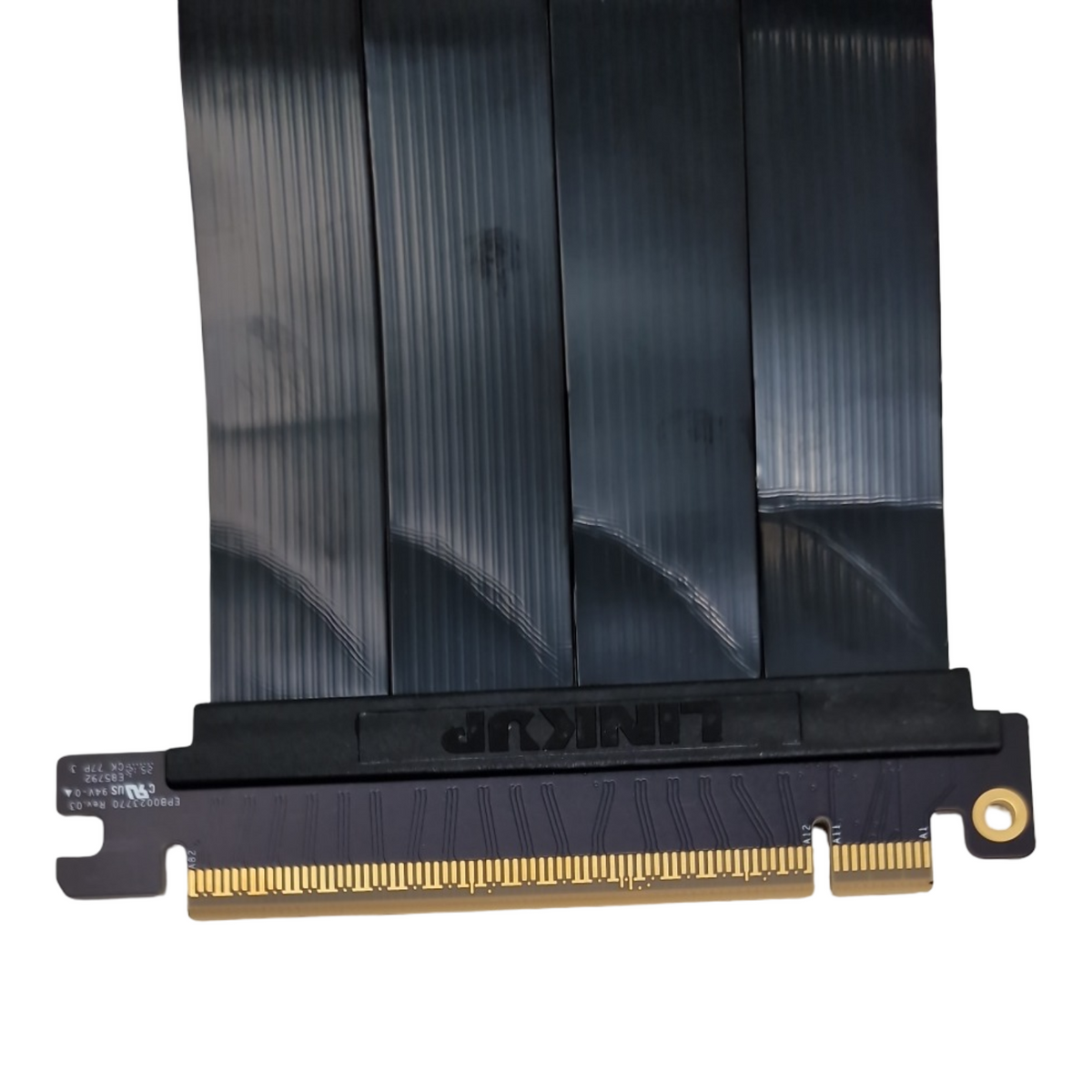 LINKUP AVA5 PCIe 5.0 Riser-Kabel x16 128GB/s RTX5090 RX9070 kompatibel rechter Winkel PCIe 4.0 WRX80 WRX90E
