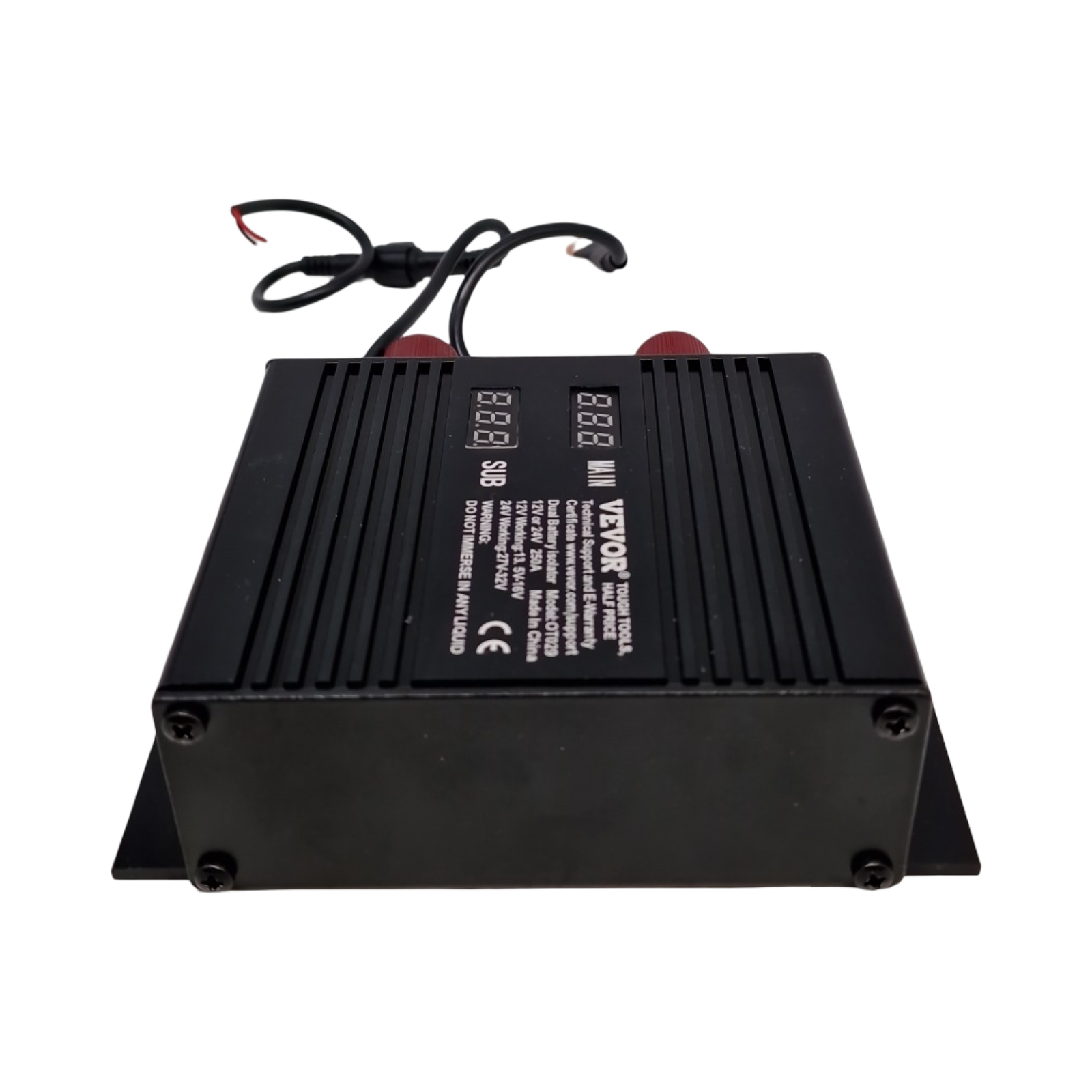 VEVOR Trennrelais 250A 12V/24V Spannungsgesteuertes Relais Batterie Isolator Universal für Auto LKW ATV RV