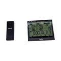 Hama Full Touch Wetterstation Funk mit Außensensor Schwarz LED Display Thermometer Hygrometer Barometer