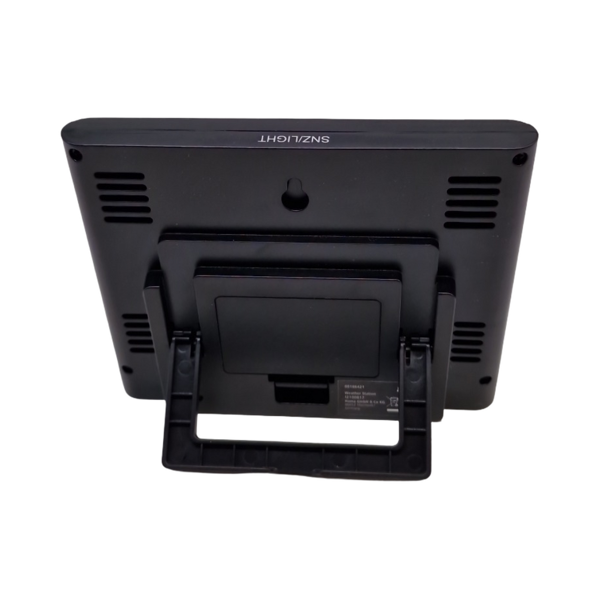 Hama Full Touch Wetterstation Funk mit Außensensor Schwarz LED Display Thermometer Hygrometer Barometer