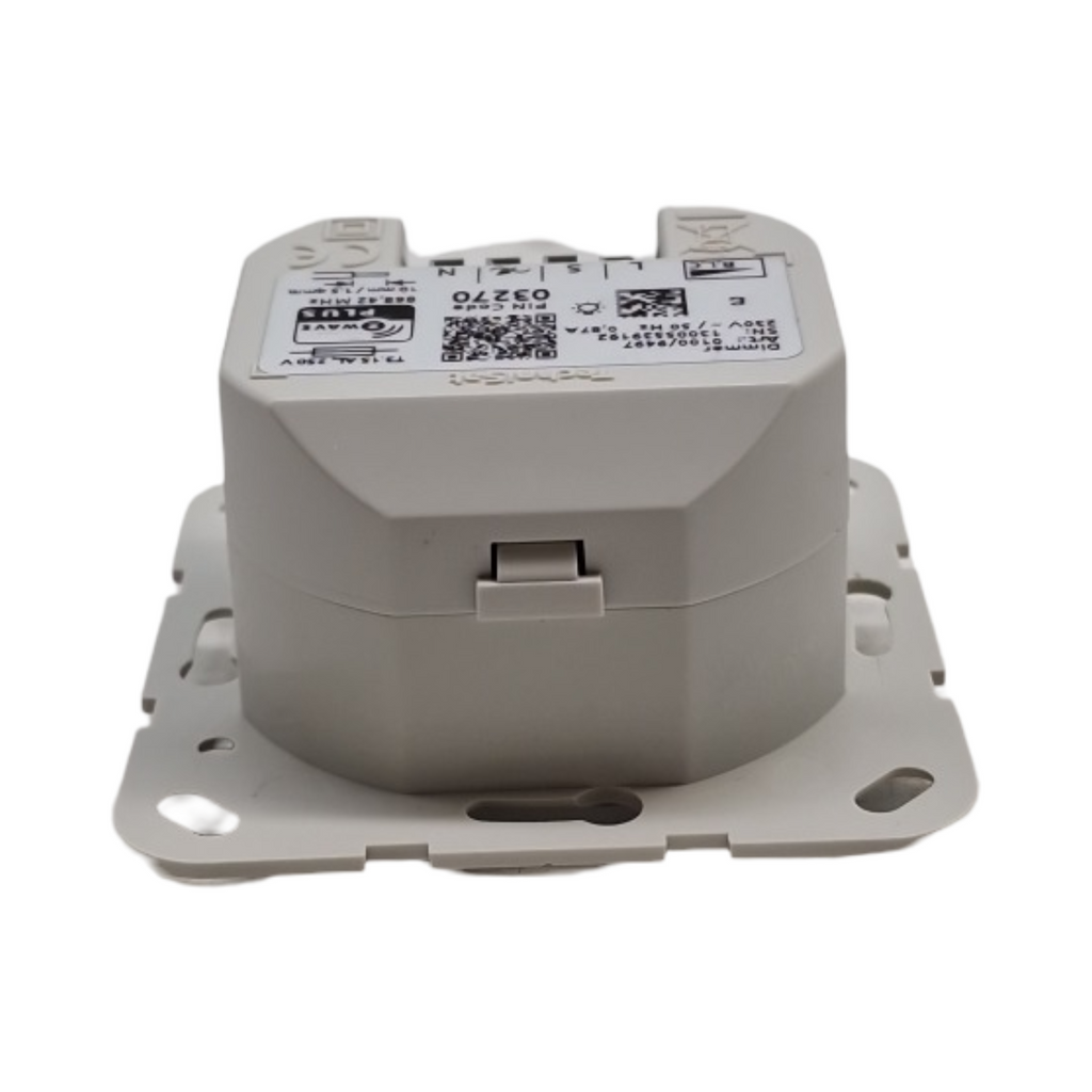 TechniSat Dimmer-Einsatz Unterputzdose Z-Wave Plus Flächenwippe kompatibel mit Gira Markenschaltern