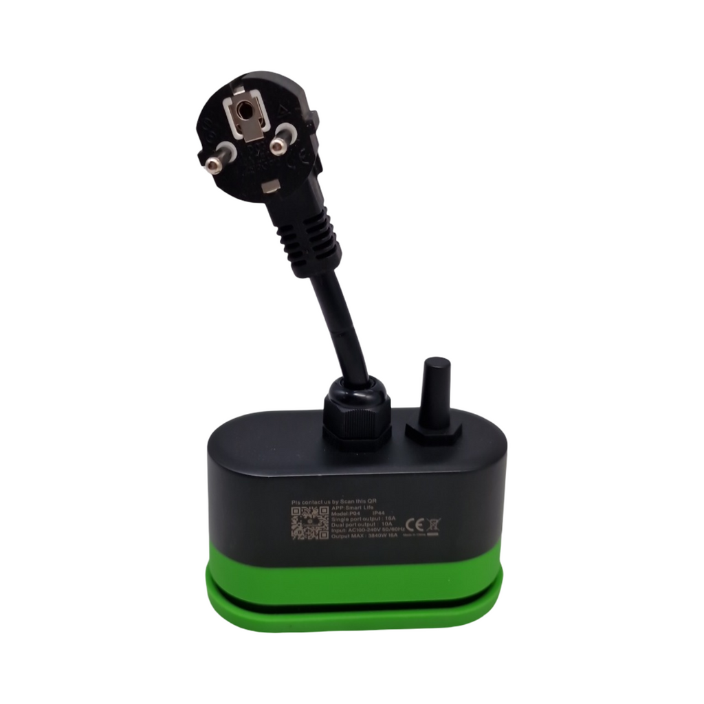 GreenSun WLAN Steckdose Outdoor Smart Zeitschaltuhr wasserdicht IP44 Stromverbrauchsmesser für Außenbereich