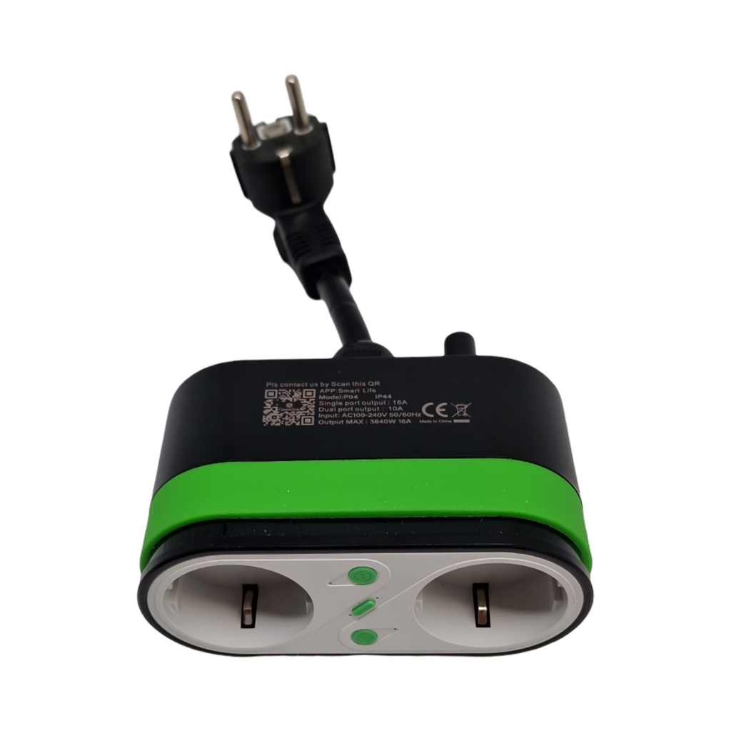 GreenSun WLAN Steckdose Outdoor Smart Zeitschaltuhr wasserdicht IP44 Stromverbrauchsmesser für Außenbereich