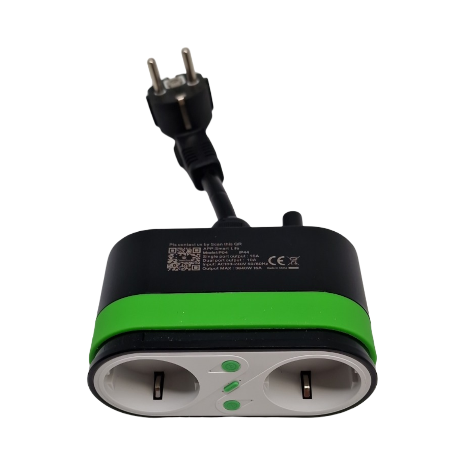 GreenSun WLAN Steckdose Outdoor Smart Zeitschaltuhr wasserdicht IP44 Stromverbrauchsmesser für Außenbereich