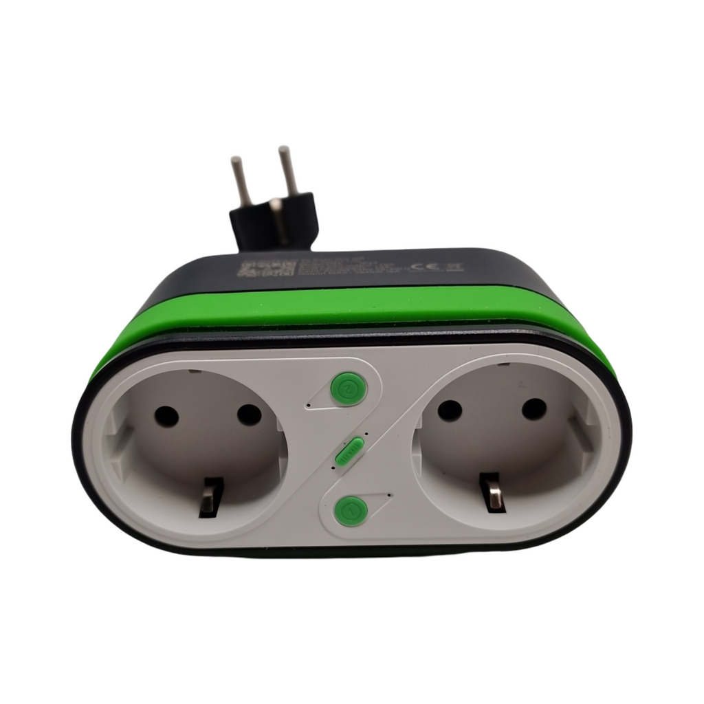 GreenSun WLAN Steckdose Outdoor Smart Zeitschaltuhr wasserdicht IP44 Stromverbrauchsmesser für Außenbereich