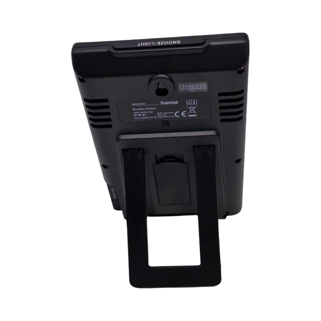 Hama 00222239 Funk Wetterstation mit Außensensor Schwarz Innen- und Außenthermometer Hygrometer