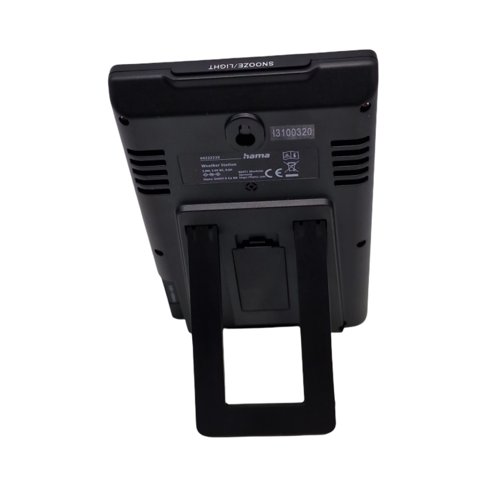 Hama 00222239 Funk Wetterstation mit Außensensor Schwarz Innen- und Außenthermometer Hygrometer