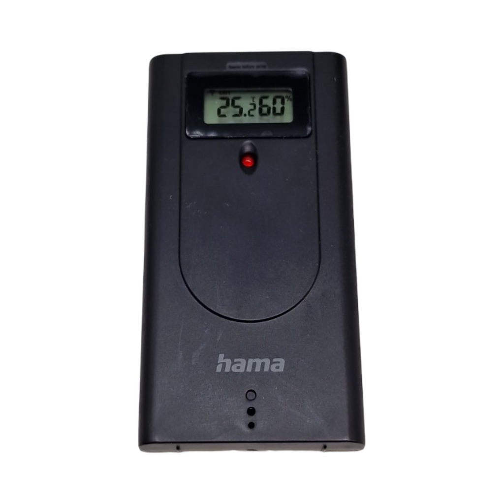 Hama 00222239 Funk Wetterstation mit Außensensor Schwarz Innen- und Außenthermometer Hygrometer
