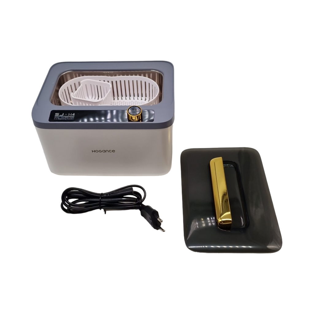 Hogance Ultraschallreiniger 900ml 75W 45kHz mit 6 Timer Einstellungen für Schmuck Brillen Uhren Ketten