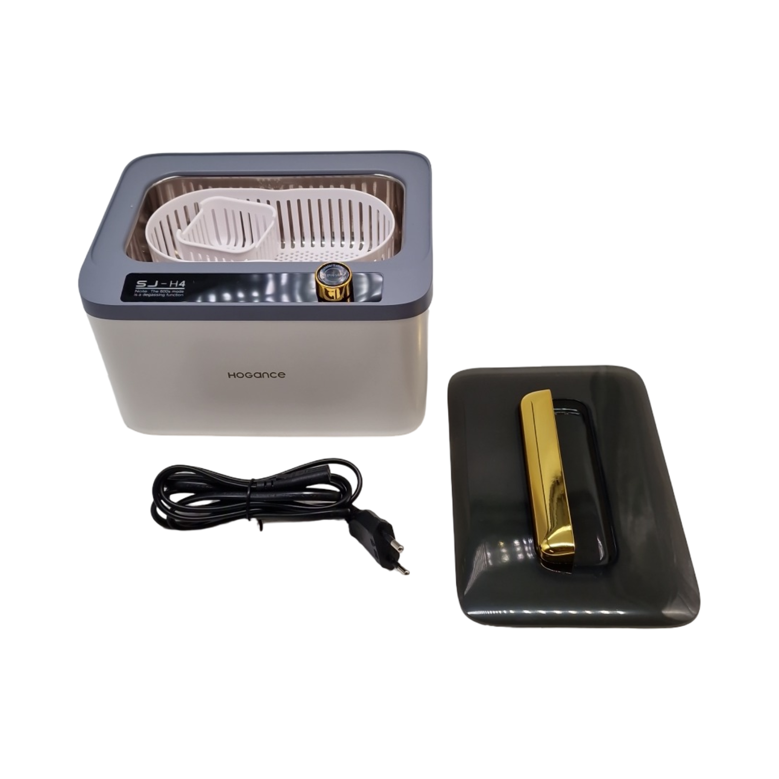 Hogance Ultraschallreiniger 900ml 75W 45kHz mit 6 Timer Einstellungen für Schmuck Brillen Uhren Ketten