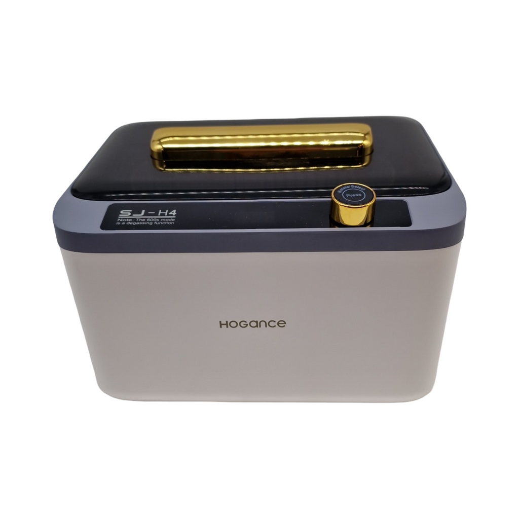 Hogance Ultraschallreiniger 900ml 75W 45kHz mit 6 Timer Einstellungen für Schmuck Brillen Uhren Ketten