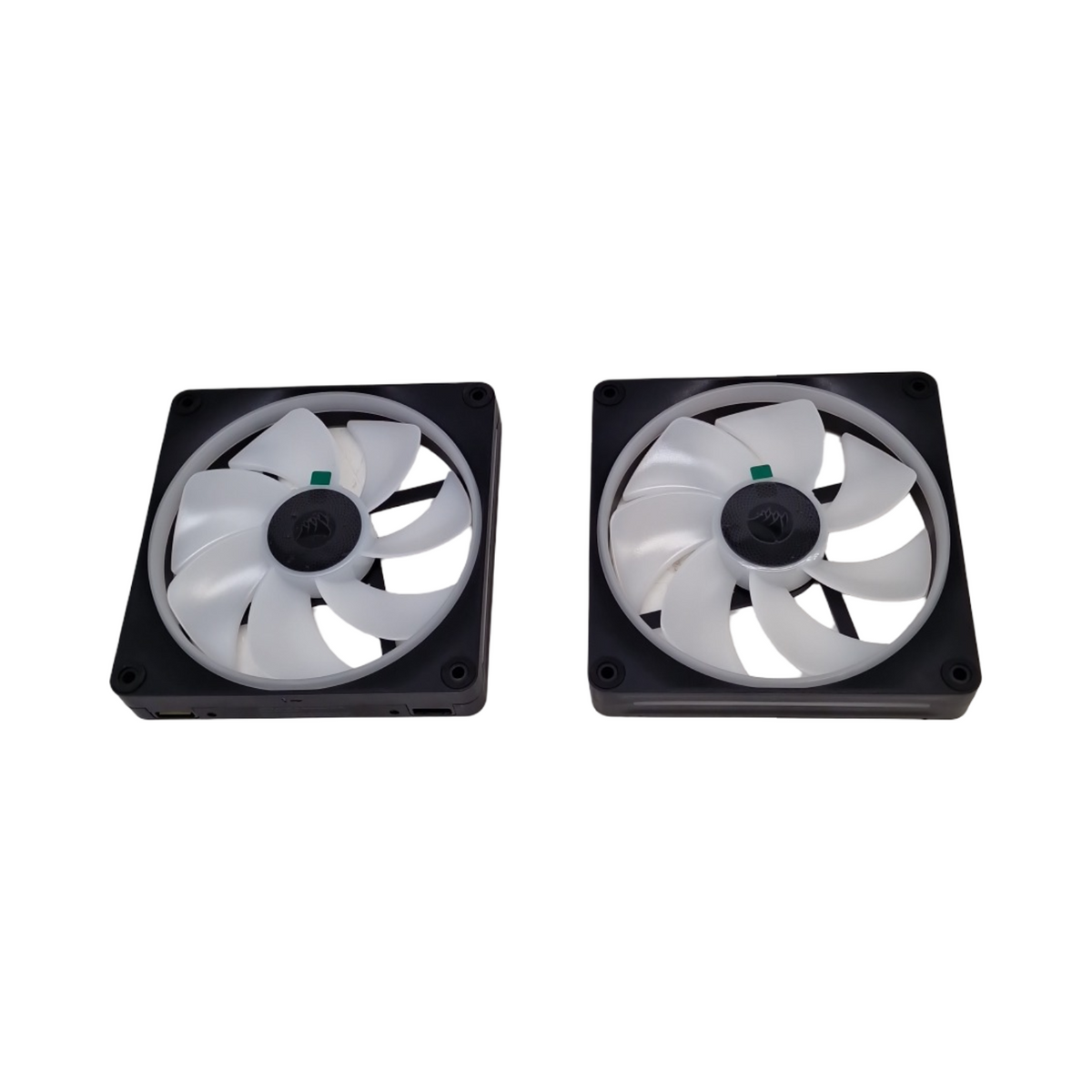 CORSAIR iCUE LINK LX140-R RGB 140mm PWM-Umkehrlüfter Doppelset geräuscharm magnetische Kuppellagerung zwei Lichtschleifen
