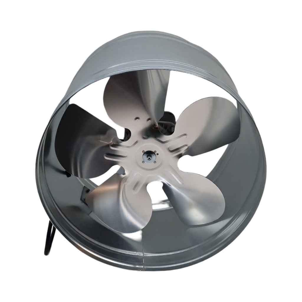 Axial Rohrventilator Zuluft Abluft Lüfter verzinkter Stahl Gehäuse wählbar 150-350 mm