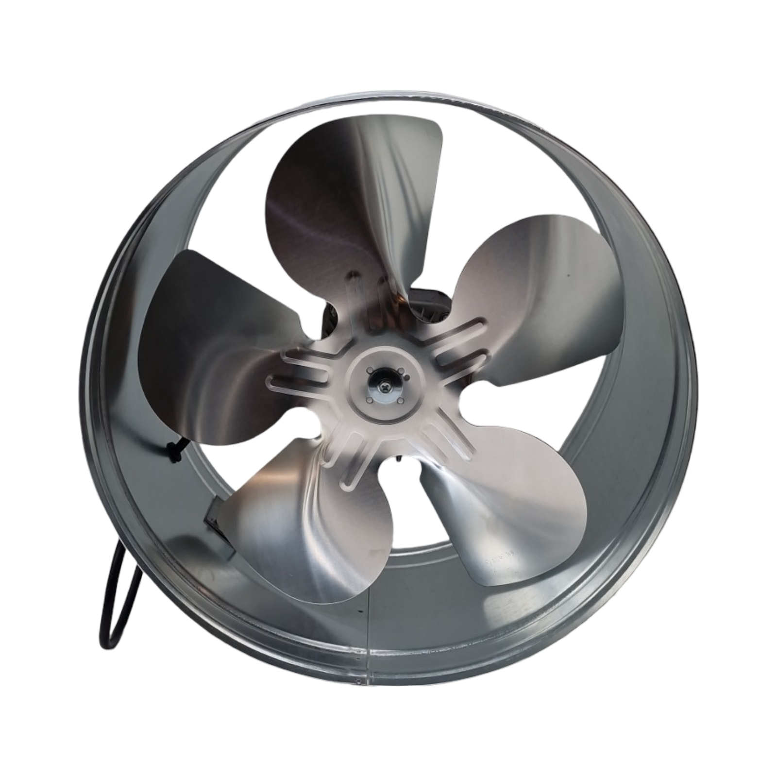 Axial Rohrventilator Zuluft Abluft Lüfter verzinkter Stahl Gehäuse wählbar 150-350 mm