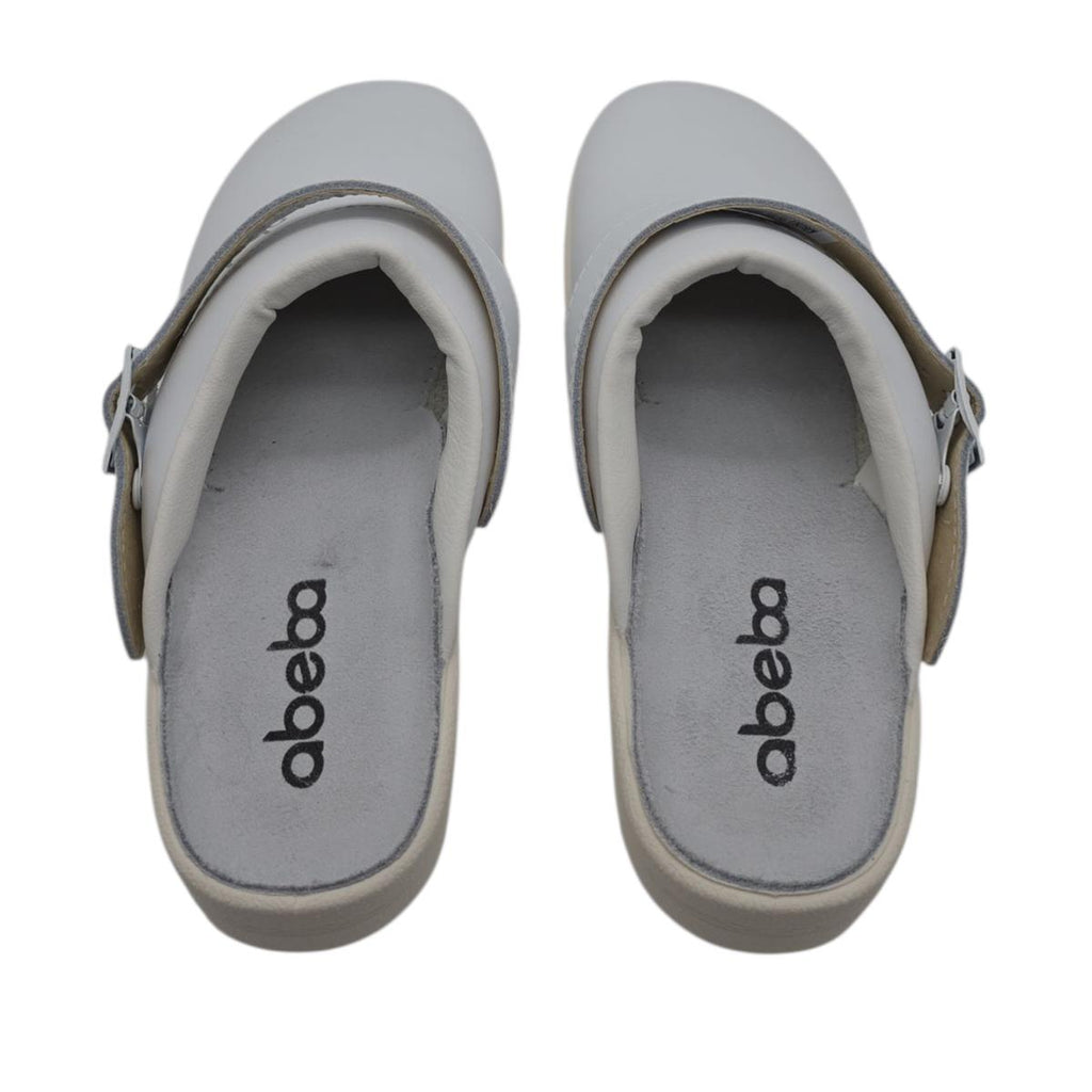 ABEBA 7021 Berufsschuhe Clog Weiß Größe 39