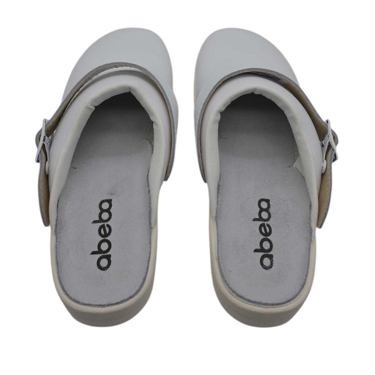 ABEBA 7021 Berufsschuhe Clog Weiß Größe 39