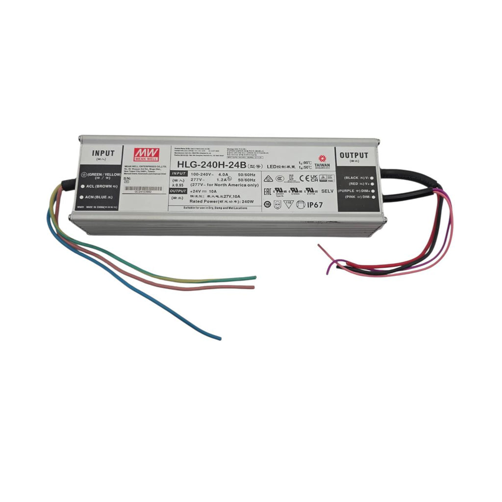 Meanwell LED Netzteil HLG 240H 24B 240W 24V 10A IP67 dimmbar