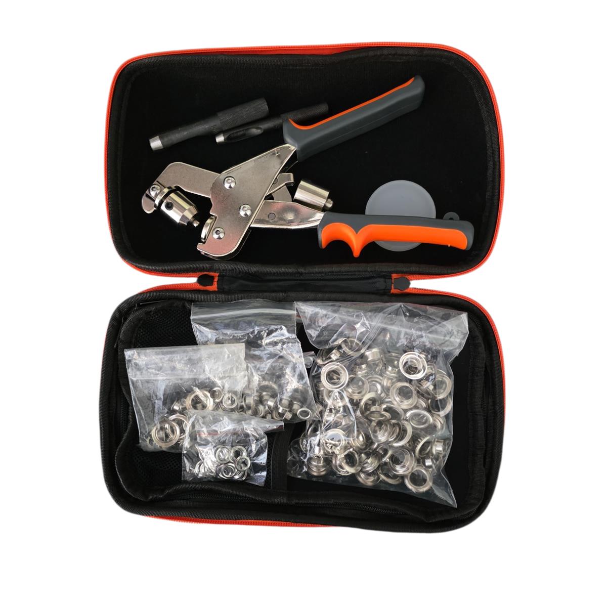 HAPDEN Ösenzange für Planen und Gewebe 6 mm und 10 mm Ösensatz für Planen